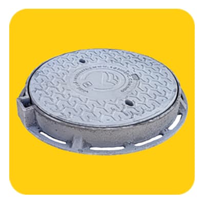Inspection hatch with a diameter of 60 and a cast iron frame