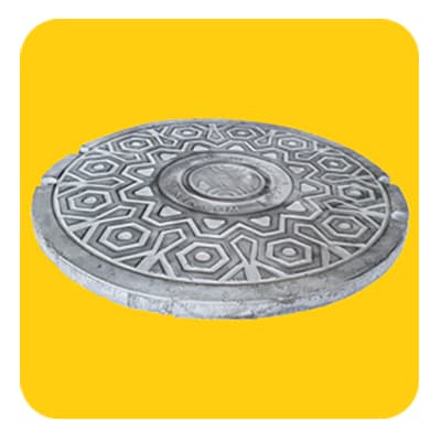 Communication manhole cover with a diameter of 80.