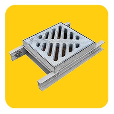 Square inspection hatch 50x50 for drainage