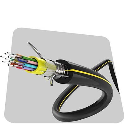 OFC CT CAT SWA 12 CORE HDPE fiber optic cable