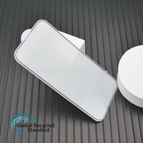 محصول کارخانه محافظ صفحه نمایش ECO فیلم شیشه‌ای قابل بازیافت برای آیفون 15 14 پرو فیلم شیشه‌ای شفاف