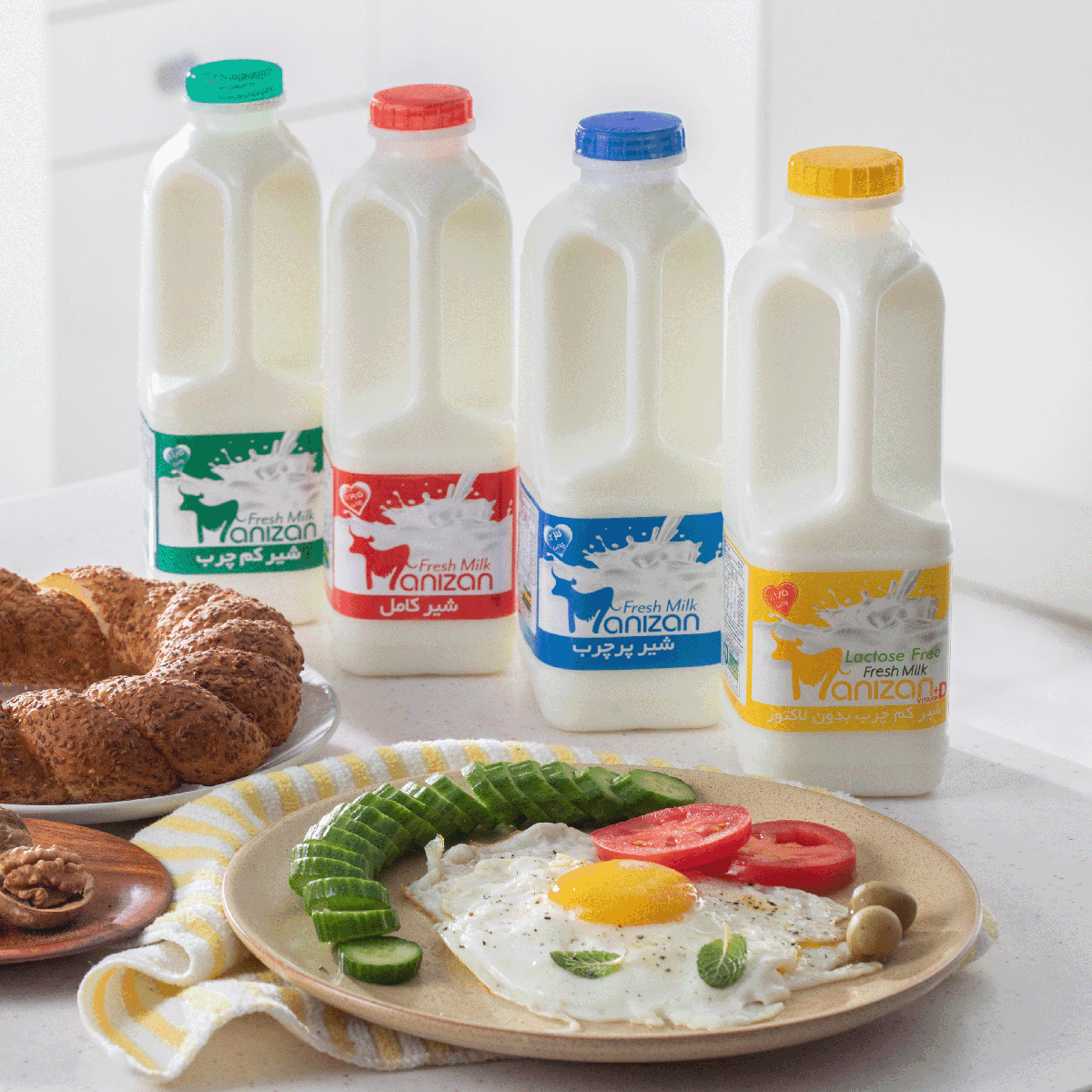 Low-Fat Lactose-Free ESL Milk by Manizan
