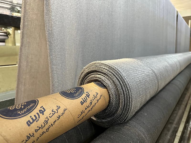 Gray shade net, a new product from Torineh Baft.