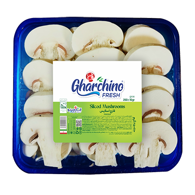 Fresh sliced mushrooms (Gharchino)