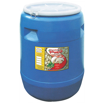 Industrial barrel mushroom blanch
