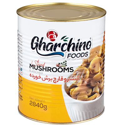 Sliced mushroom can