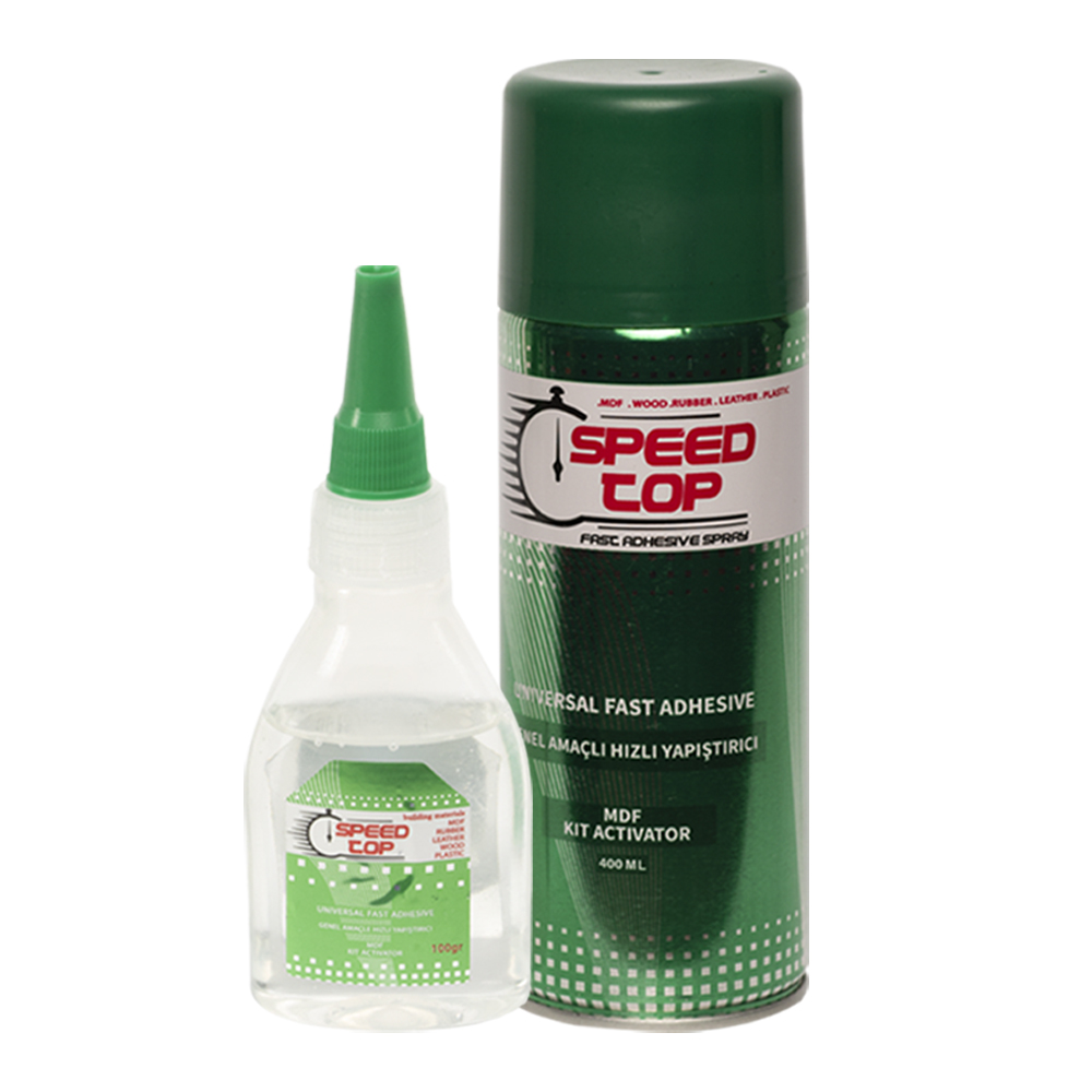 Application of glue 123