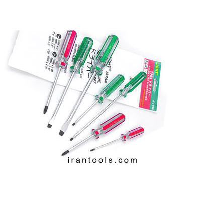 7-piece Light CL-700 Glass Handle Screwdriver Set