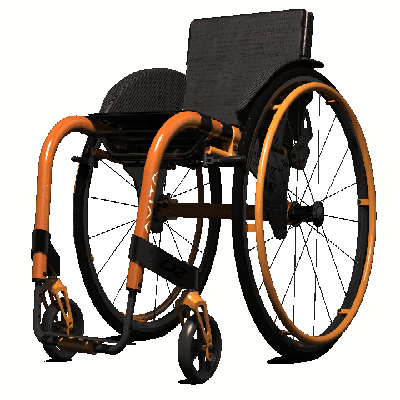 Sedia a rotelle Avita modello Metalite W301