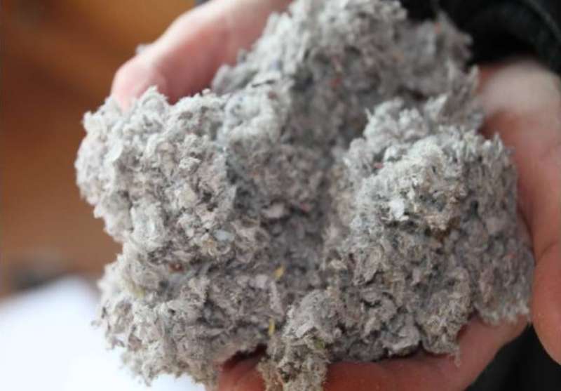 What is cellulose insulation and what material is it made of?