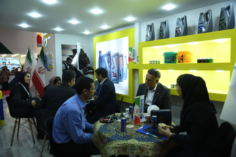 The presence of Ravan Karan Ahya Sepahan Company at the 28th Oil, Gas, and Petrochemical Exhibition.