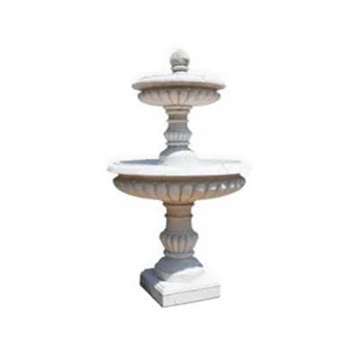 Stone garden fountain