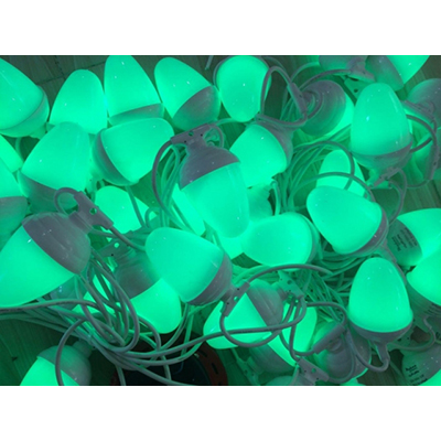 Full Color LED Oak Wreath