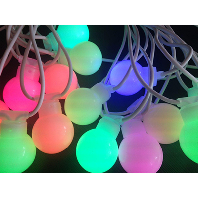 LED ball string with multiple colors