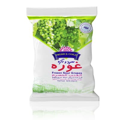 raisin congelé froid et frais