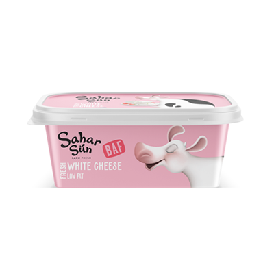 Fresh low-fat white cheese