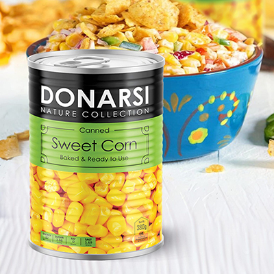 Sweet corn canned