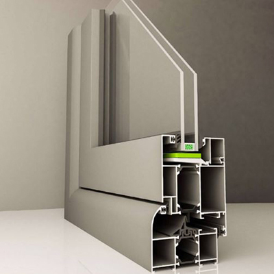 Thermal break system for HTH70 louvered doors and windows