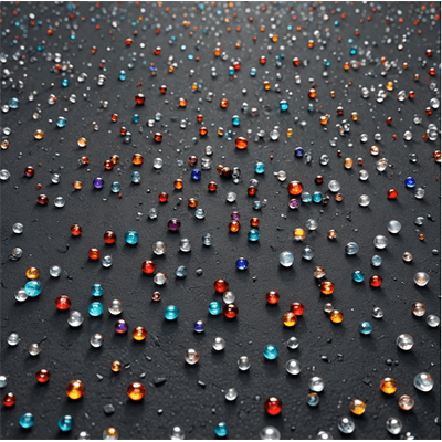 Decorative glass beads