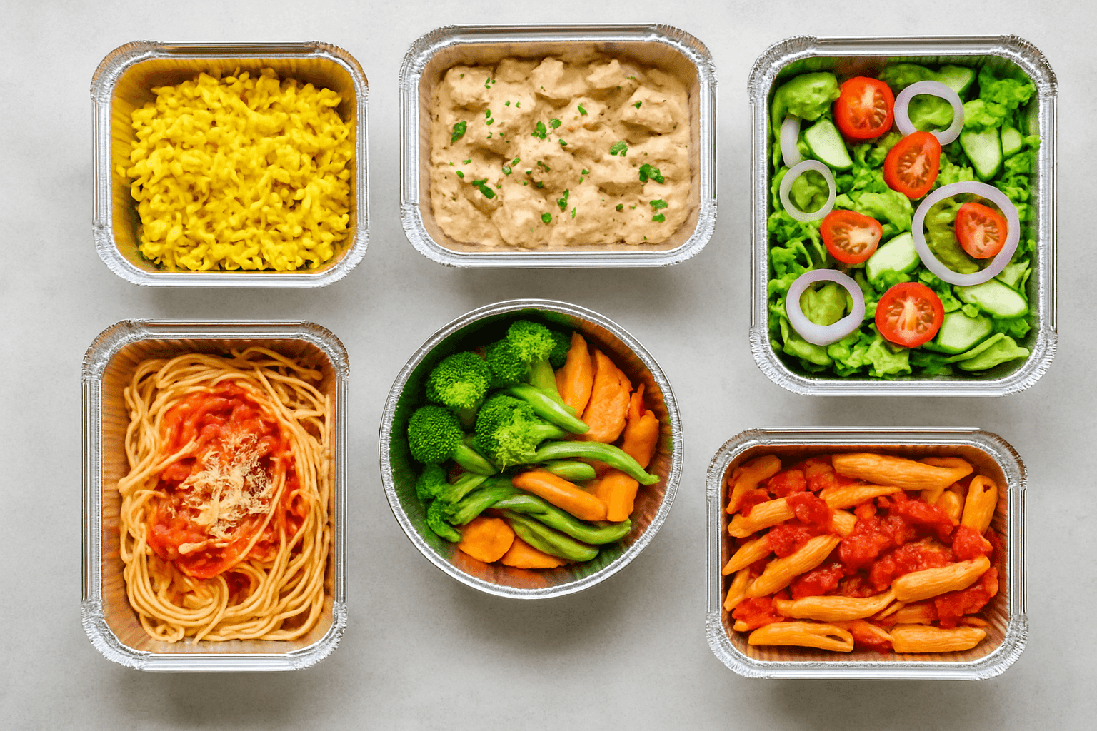 Envases de aluminio Parseh Simin, la primera elección de la industria alimentaria y restaurantes.