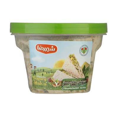 Halva a base di crema di sesamo con pistacchio speciale Shirreza 500 grammi