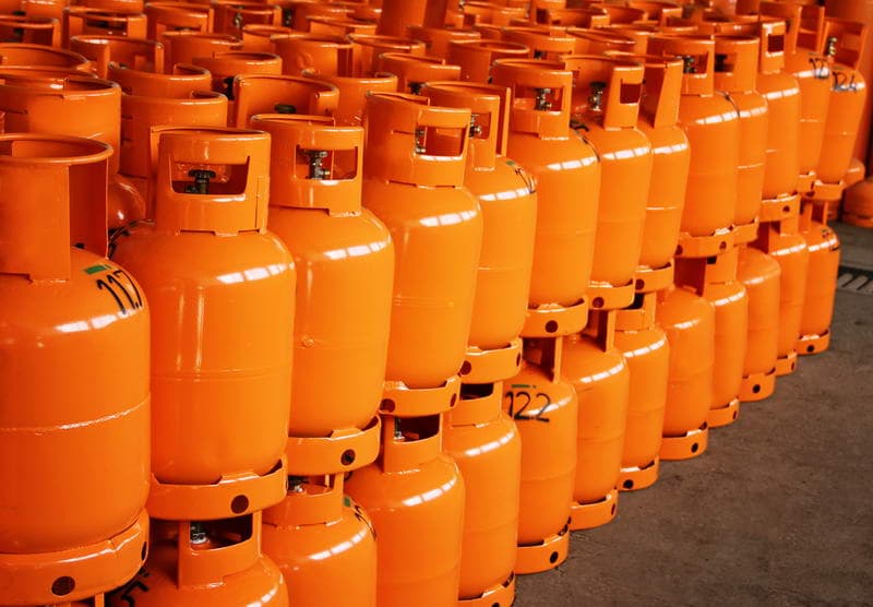 Household liquefied gas cylinder