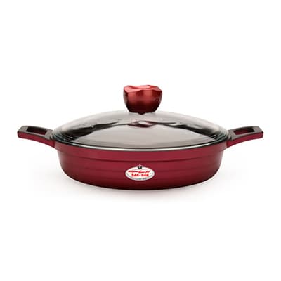 تابه دو دسته جولیانا قطر ۲۴ سانت با درب