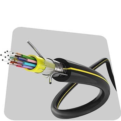 LWL-Kabel OFC CT CAT SWA 12 CORE HDPE