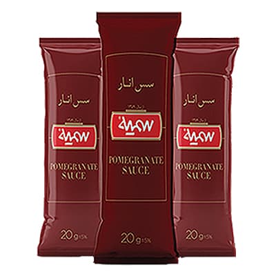 Pomegranate sauce sachet