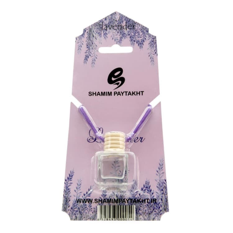 Lavanta çiçekleri kokulu cam asma parfüm.