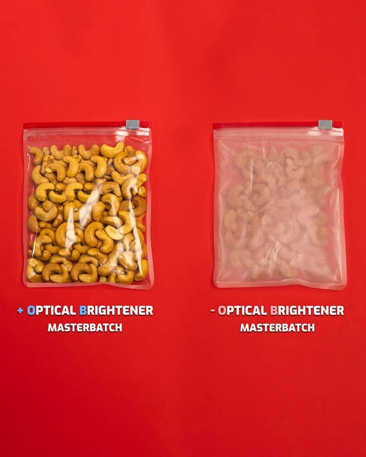 Işık parlatıcı masterbatch