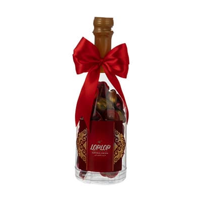 Heart-shaped bottle chocolate