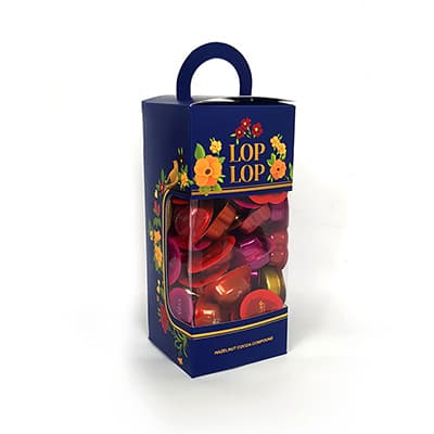 Heart-shaped gift chocolate