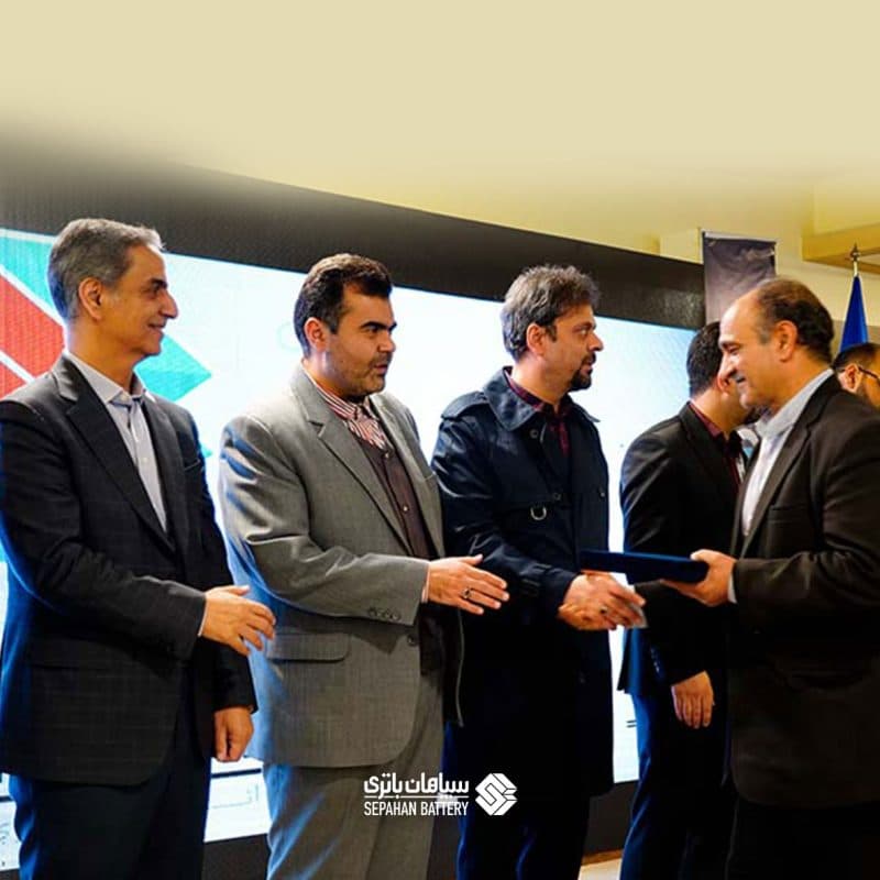 Appreciation for the sales representatives of Sepahan Battery Industrial Complex