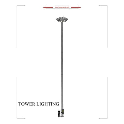 многоугольная световая башня