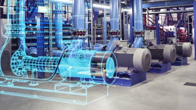 Pompe per l'approvvigionamento idrico e per impianti di energia.