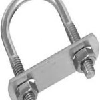 U-bolt: U-shaped bolt