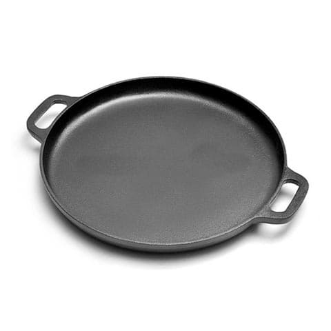 Teglia per pizza rotonda in ghisa con precottura.
