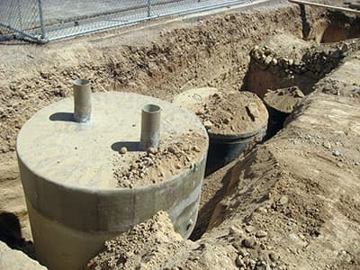 Abwasserlagertanks