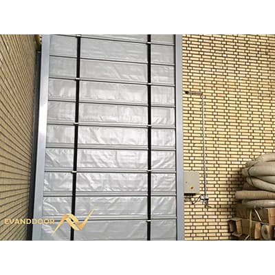 Hızlı açılan soğuk hava deposu/serası katlanır kapılar