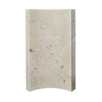 Strumento a banda in pietra con design a gola