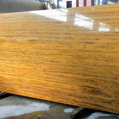 Travertin jaune en dalle