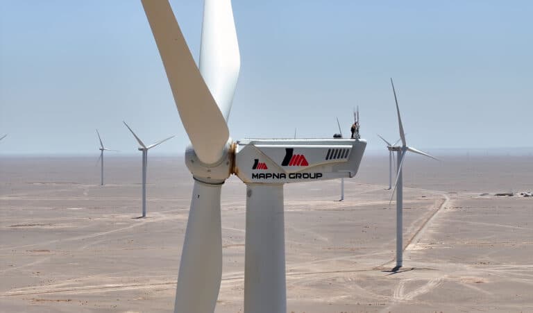 How has Mapna reduced its carbon footprint?