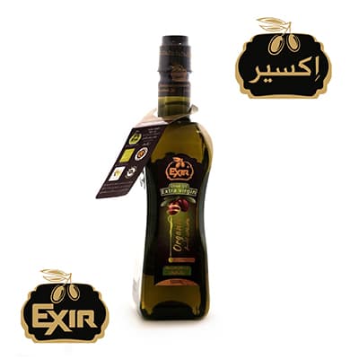 روغن زیتون فرابکر اکسیر ۵۰۰ میلی لیتر شیشه‌ای