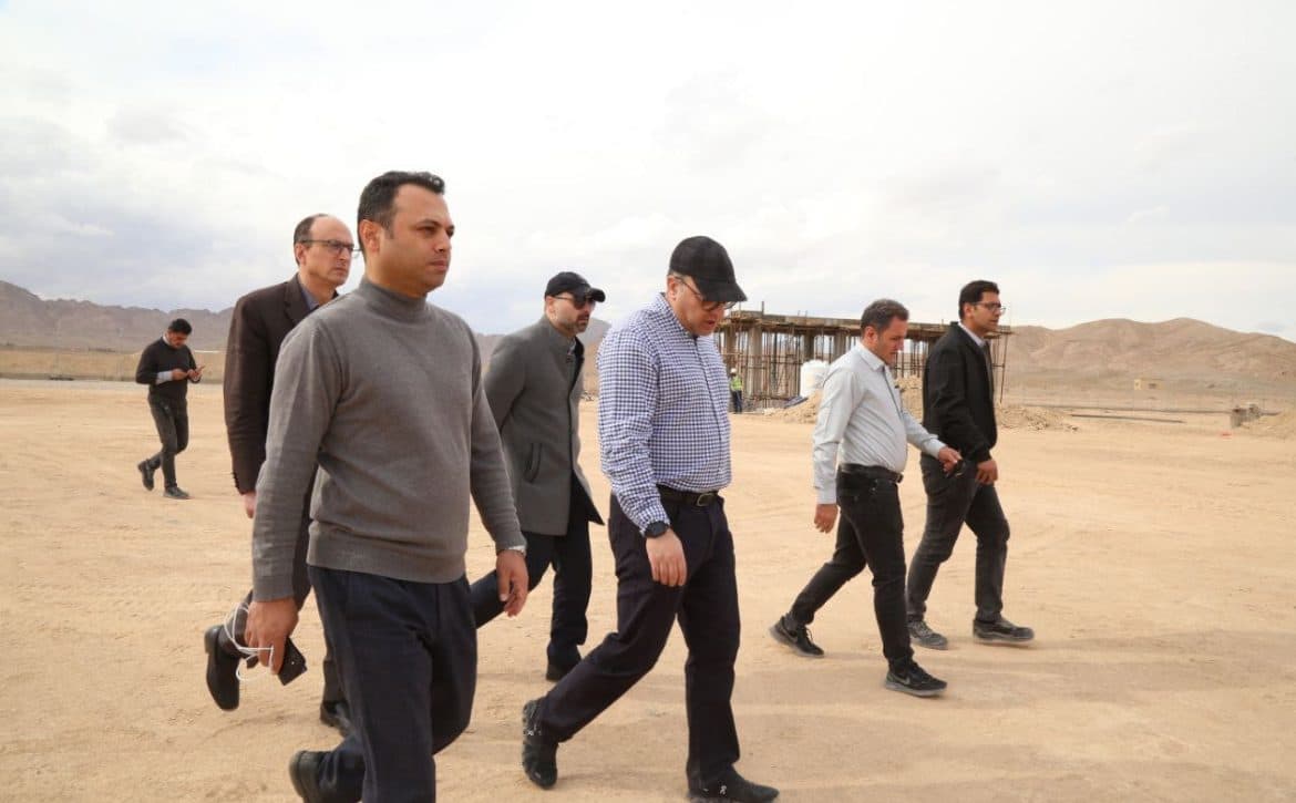 Visit of the CEO of Ghadir Electricity and Energy Holding to the solar projects of "Bahabad, Koshk 2, and Jarguyeh 3"