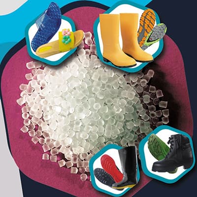 PVC Granulat für Schuhe