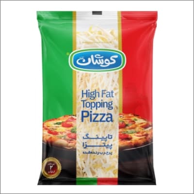 Kuşan renkli pizza peyniri iki kilogramlık