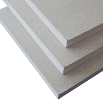 Plain gypsum tiles