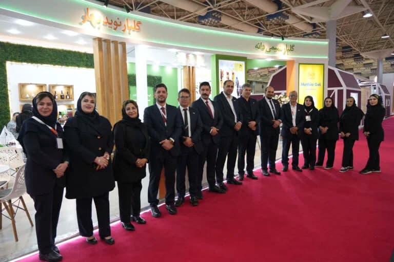 Golbar Navid Bahar en la vigésima tercera exposición internacional de ganado, aves de corral y industrias relacionadas d