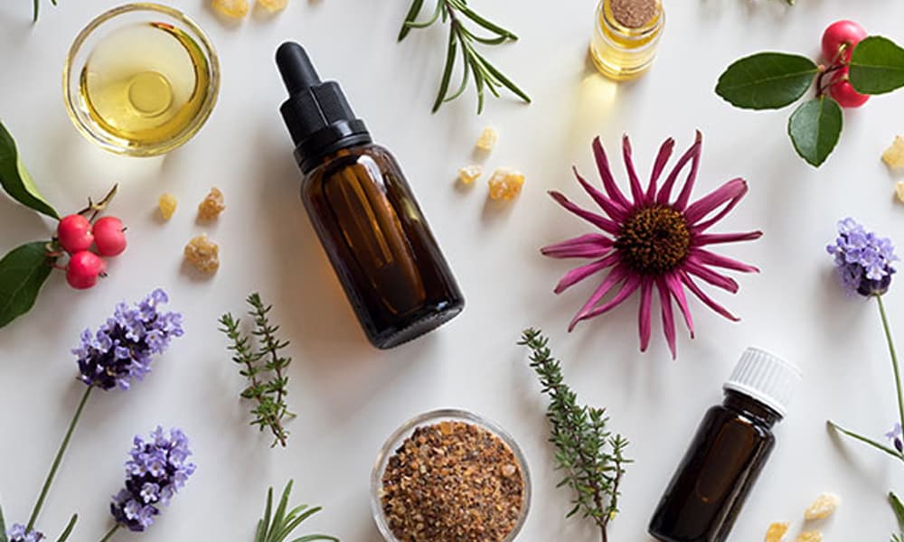 Huiles essentielles de plantes médicinales